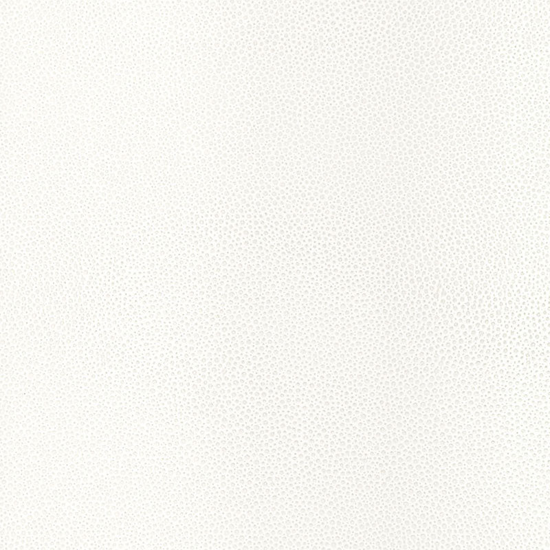 Schumacher Shagreen White Pearl Wallpaper Sample 5005850