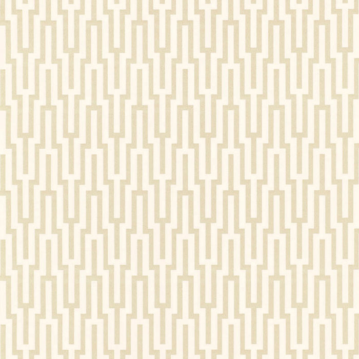 Schumacher Metropolitan Fret Crystal Wallpaper Sample 5005890