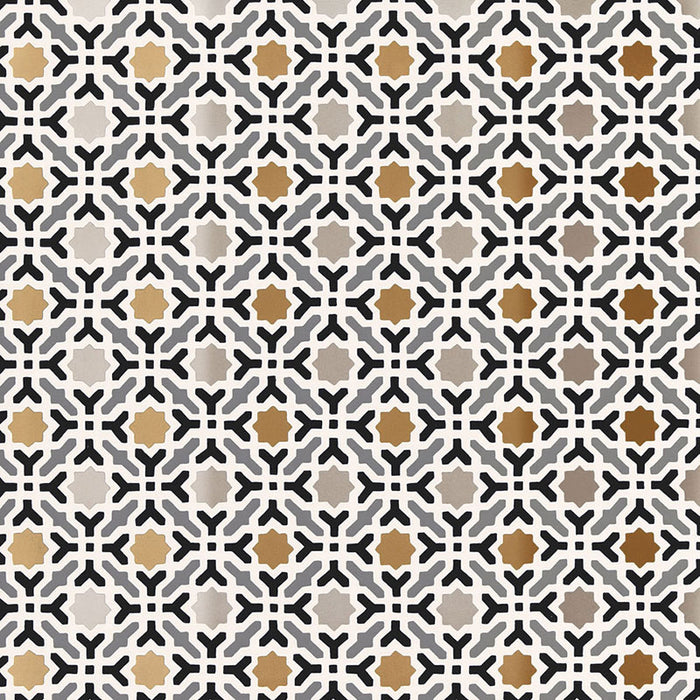 Schumacher Serallo Mosaic Mica Wallpaper Sample 5005971