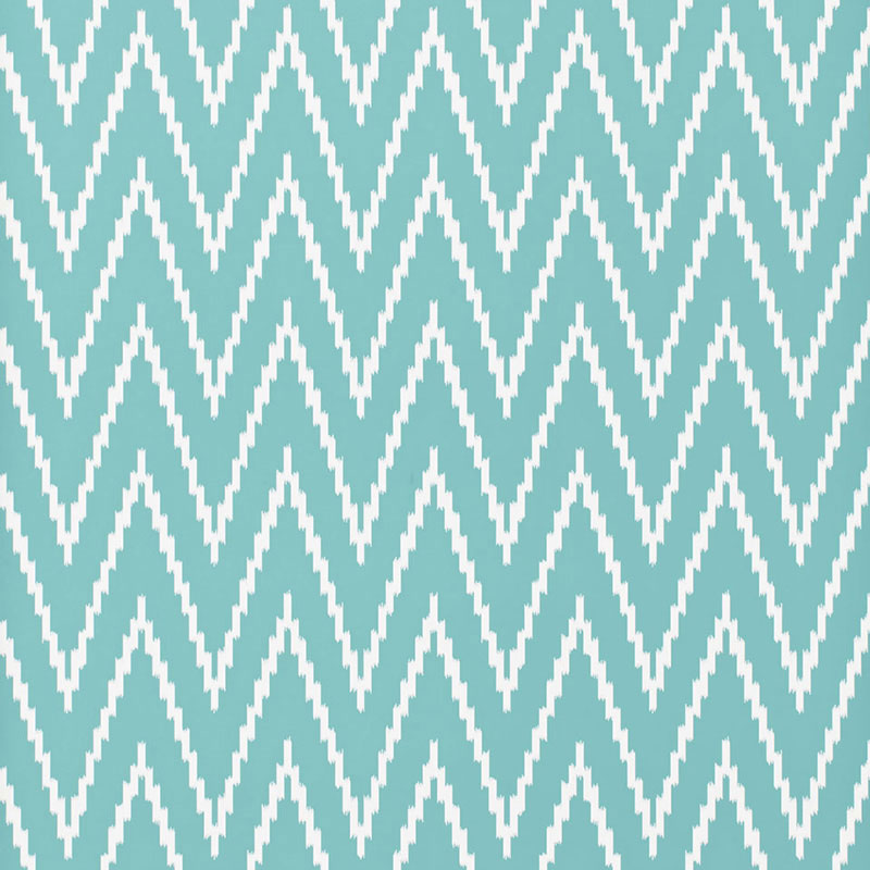 Schumacher Kasari Ikat Azure Wallpaper Sample 5005995