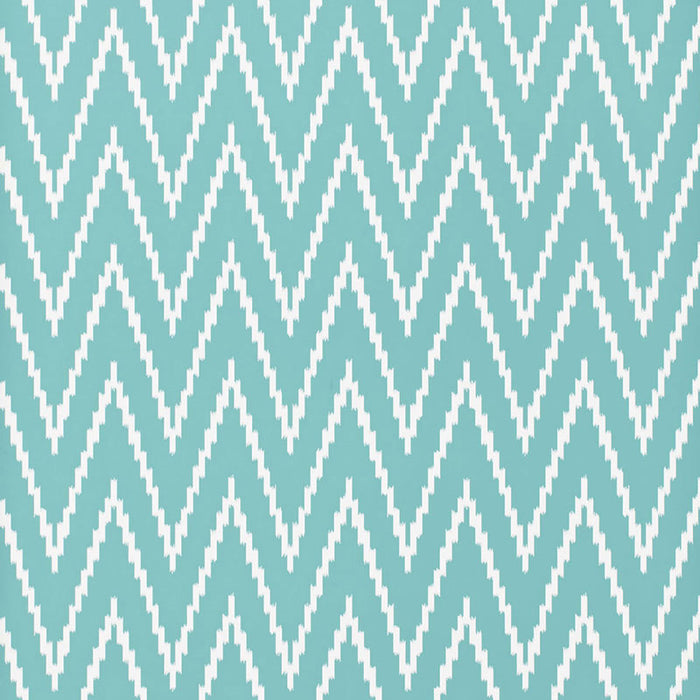 Schumacher Kasari Ikat Azure Wallpaper Sample 5005995