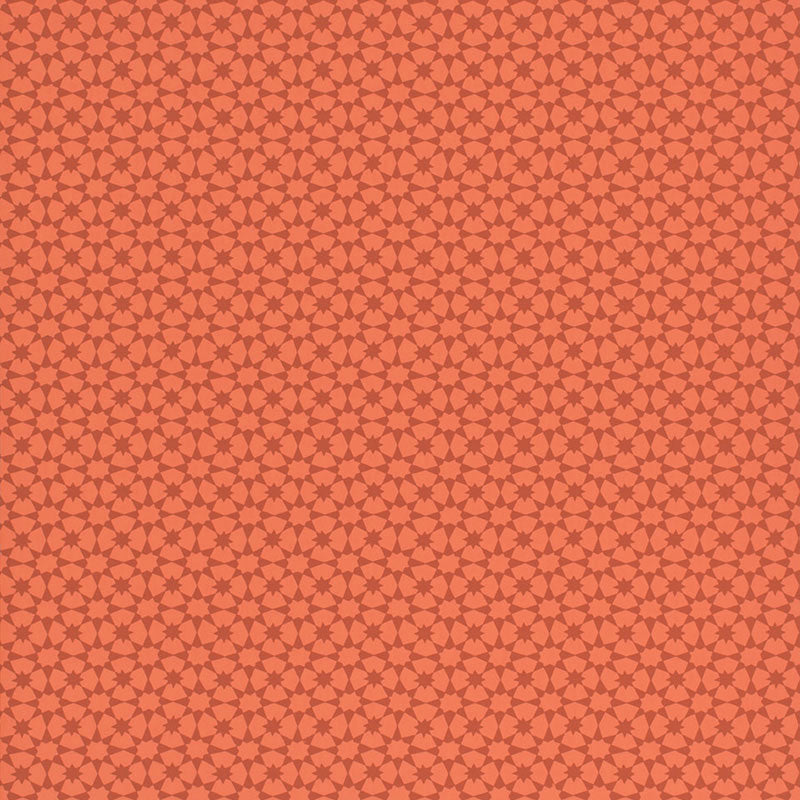 Schumacher Medina Persimmon Wallpaper Sample 5006014