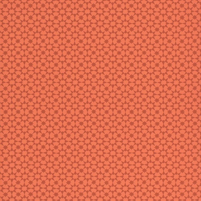 Schumacher Medina Persimmon Wallpaper Sample 5006014