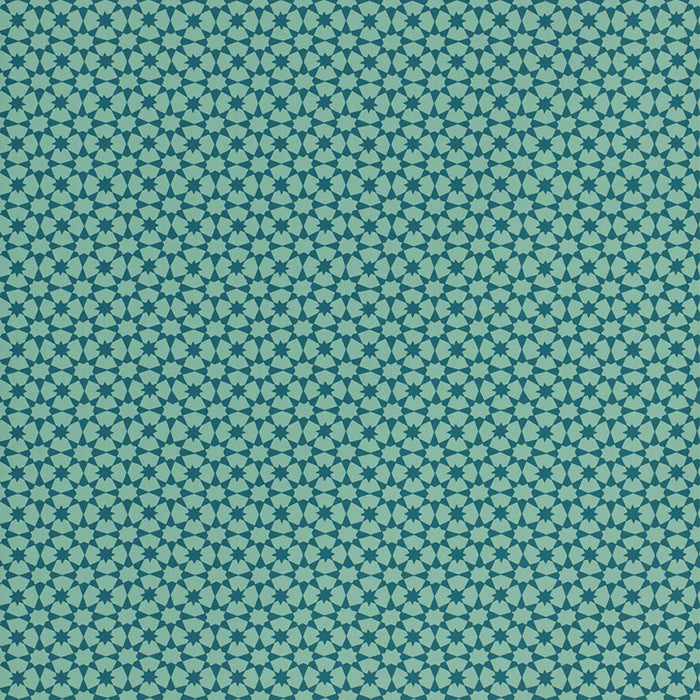 Schumacher Medina Peacock Wallpaper Sample 5006015