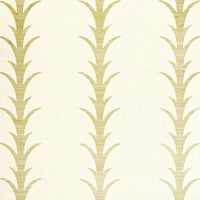 Schumacher Acanthus Stripe Sisal Filigree Wallpaper 5006051