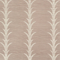 Schumacher Acanthus Stripe Sisal Haze Wallpaper 5006055