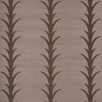 Schumacher Acanthus Stripe Sisal Rose Antique Wallpaper 5006059