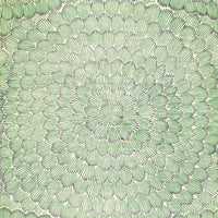 Schumacher Feather Bloom Sisal Emerald & Ore Wallpaper 5006072