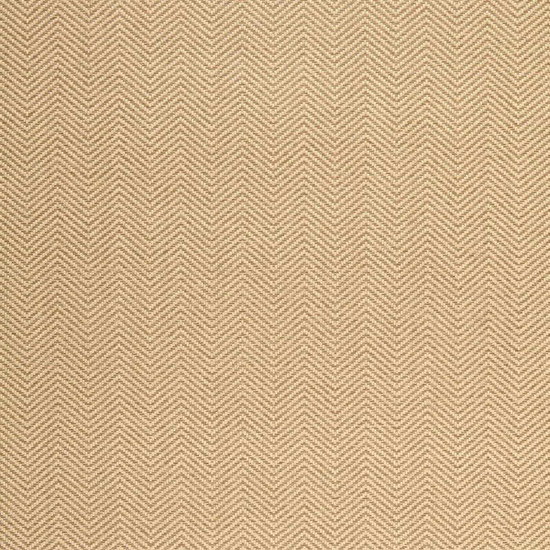 Schumacher Pearce Herringbone Tan Wallpaper Sample 5006171