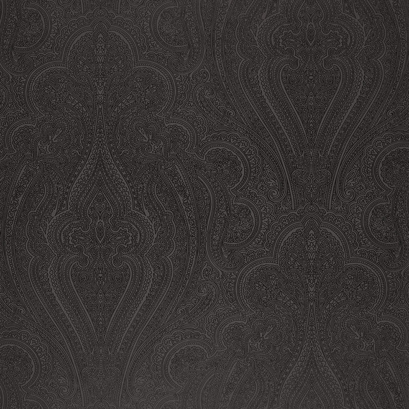 Schumacher Breckenridge Paisley Charcoal Wallpaper 5006243
