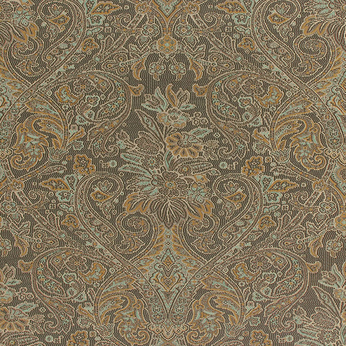 Schumacher Sinclair Paisley Java Wallpaper Sample 5006250