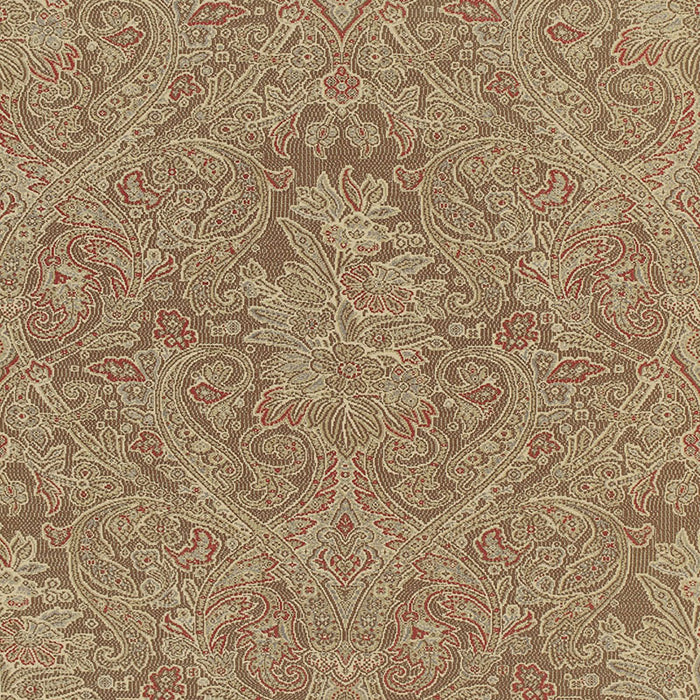 Schumacher Sinclair Paisley Vicuna Wallpaper Sample 5006251