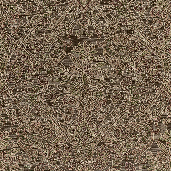 Schumacher Sinclair Paisley Ash Wallpaper Sample 5006252