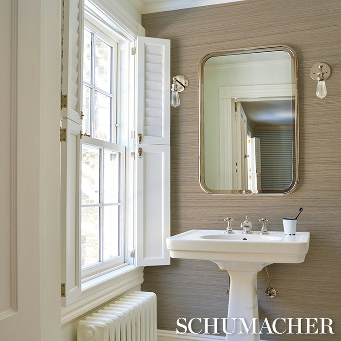 Schumacher Zen Bamboo Neutral Wallpaper 5006407