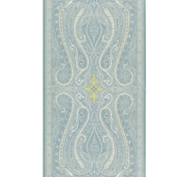 Schumacher Pasha Paisley Sky Wallpaper 5006600