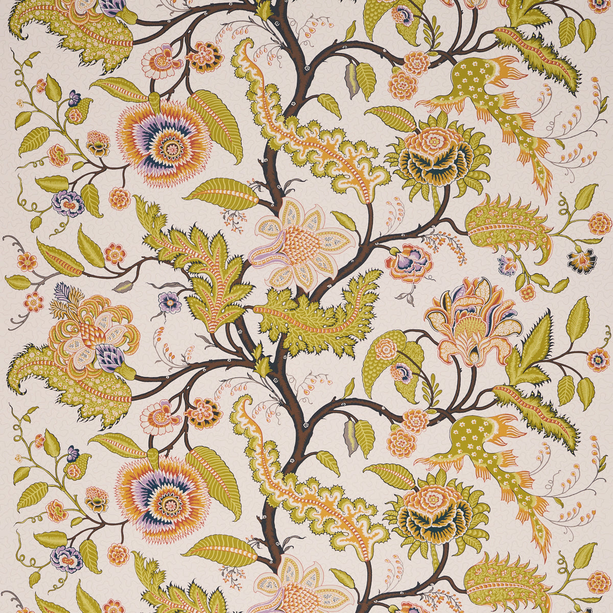 Schumacher Sinhala Sidewall Bittersweet Wallpaper Sample 5006610