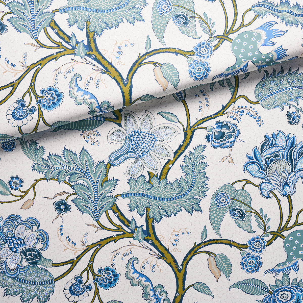 Schumacher Sinhala Sidewall Sky Wallpaper Sample 5006612