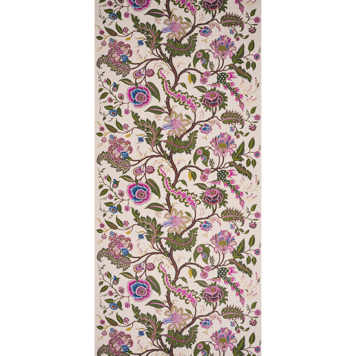 Schumacher Sinhala Sidewall Jewel Wallpaper Sample 5006614