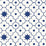 Schumacher Taj Trellis Jaipur Blue Wallpaper Sample 5006620
