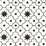 Schumacher Taj Trellis Noir Wallpaper Sample 5006623