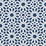 Schumacher Agadir Screen Lapis Wallpaper Sample 5006640