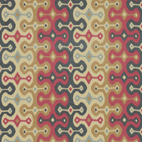 Schumacher Darya Ikat Sidewall Spice Wallpaper 5006651