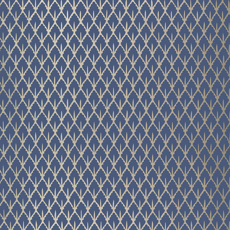 Schumacher Mughal Leaf Imperial Wallpaper Sample 5006672