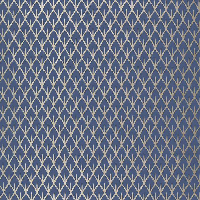 Schumacher Mughal Leaf Imperial Wallpaper Sample 5006672