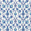 Schumacher Sultan's Trellis Peacock Wallpaper Sample 5006700