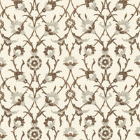 Schumacher Sultan's Trellis Sepia Wallpaper 5006701
