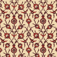 Schumacher Sultan's Trellis Pomegranate Wallpaper 5006702