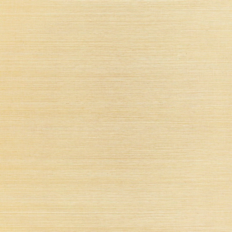 Schumacher Haiku Sisal Citrine Wallpaper Sample 5006861