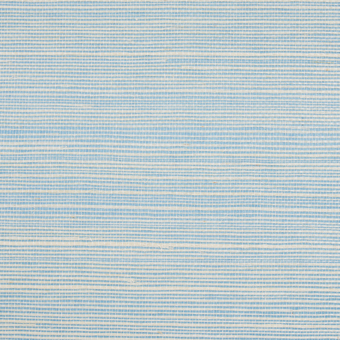 Schumacher Haiku Sisal Cerulean Wallpaper Sample 5006862