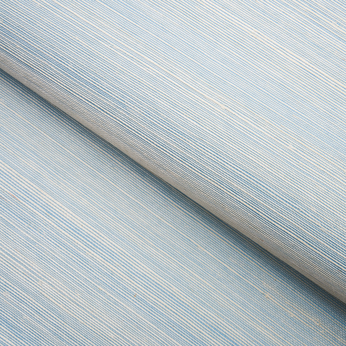 Schumacher Haiku Sisal Cerulean Wallpaper Sample 5006862