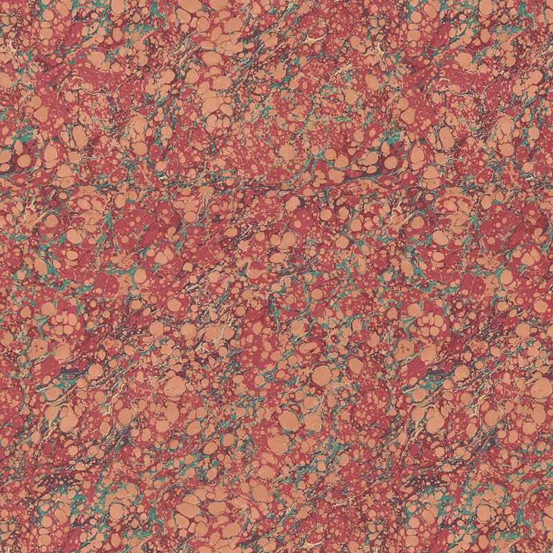 Schumacher Florence Carnelian Wallpaper Sample 5006902