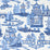 Schumacher Nanjing Porcelain Wallpaper 5006911