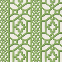 Schumacher Zanzibar Trellis Jade Wallpaper 5006941