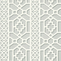 Schumacher Zanzibar Trellis Cloud Wallpaper 5006943