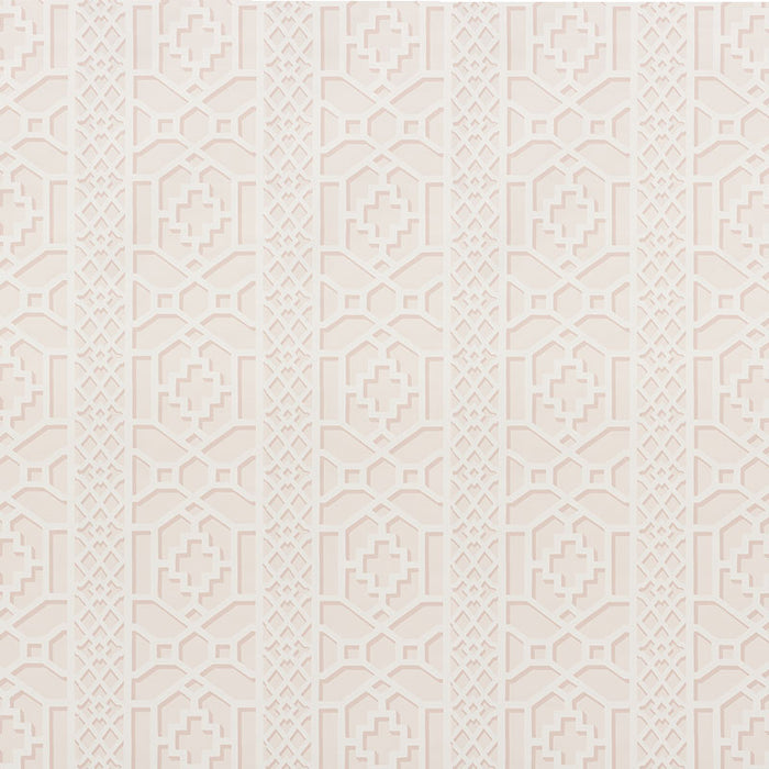 Schumacher Zanzibar Trellis Blush Wallpaper 5006944