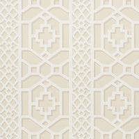 Schumacher Zanzibar Trellis Sand Wallpaper 5006945