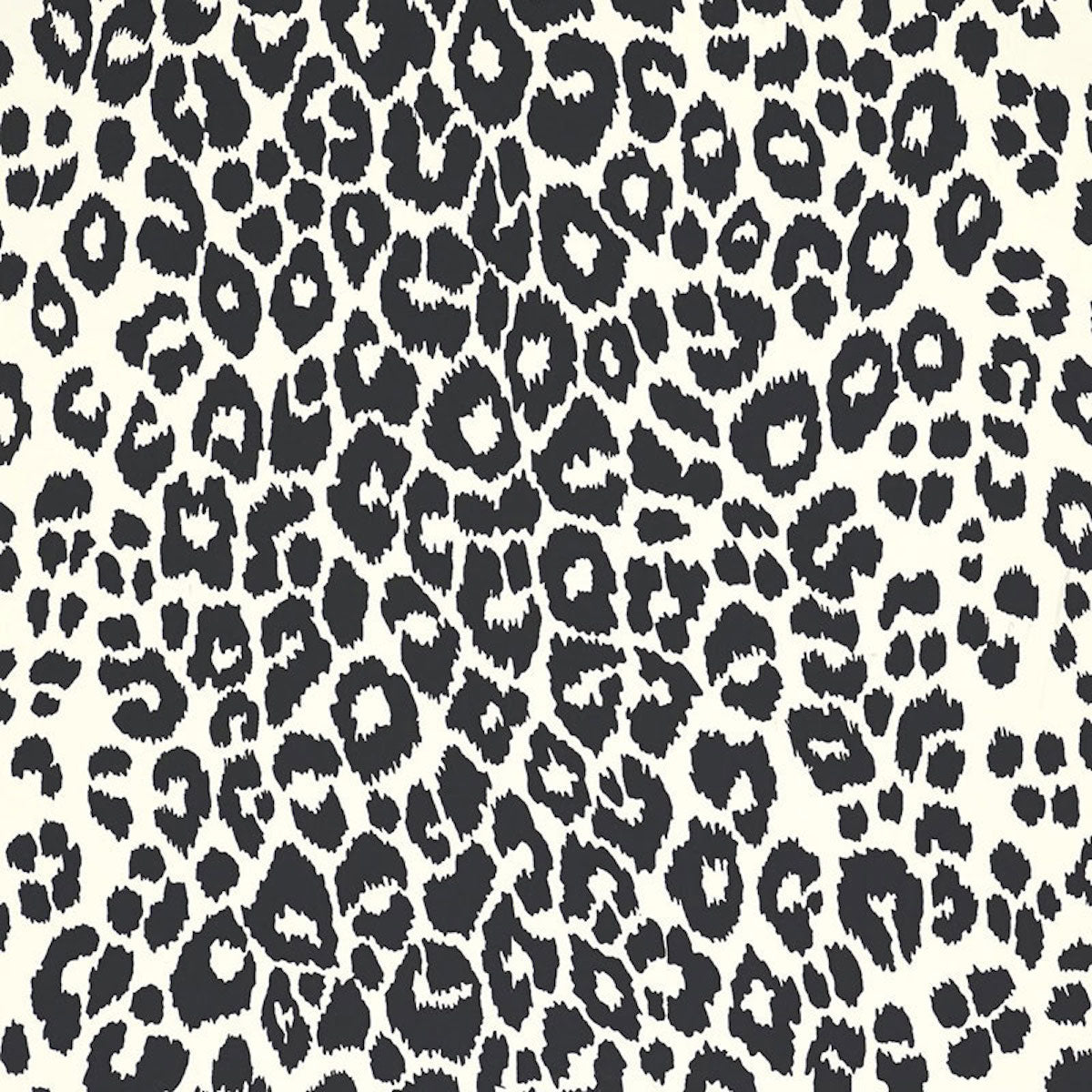 Schumacher Iconic Leopard Graphite Wallpaper Sample 5007012