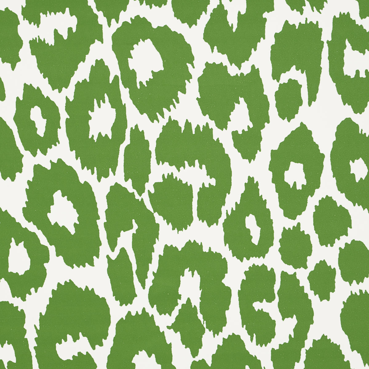 Schumacher Iconic Leopard Green Wallpaper Sample 5007015