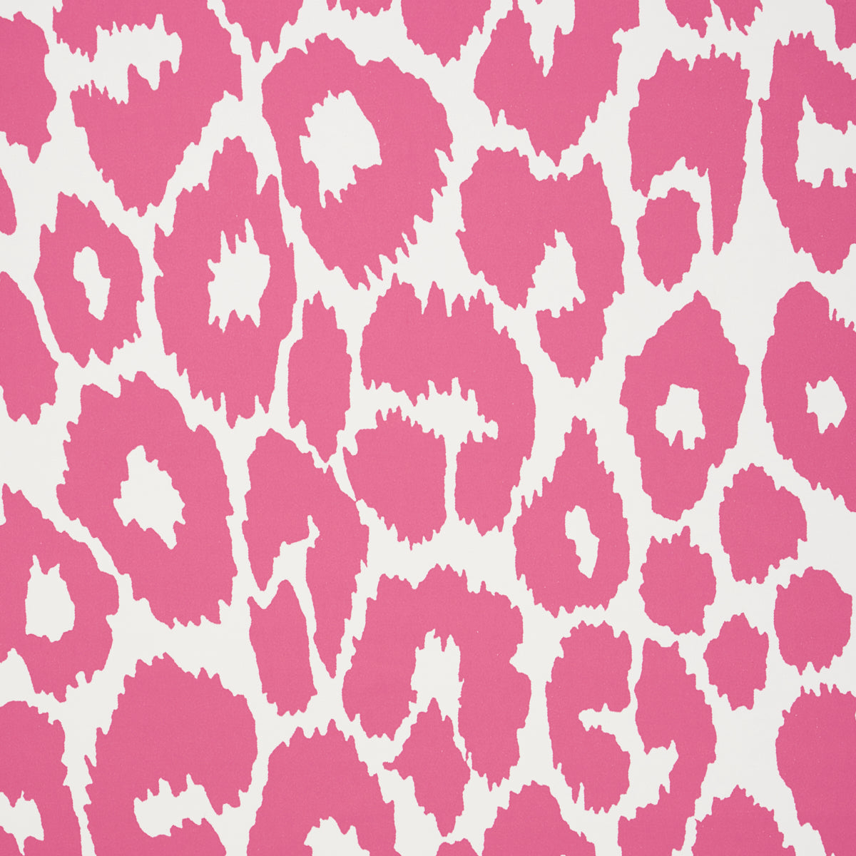 Schumacher Iconic Leopard Pink Wallpaper Sample 5007016