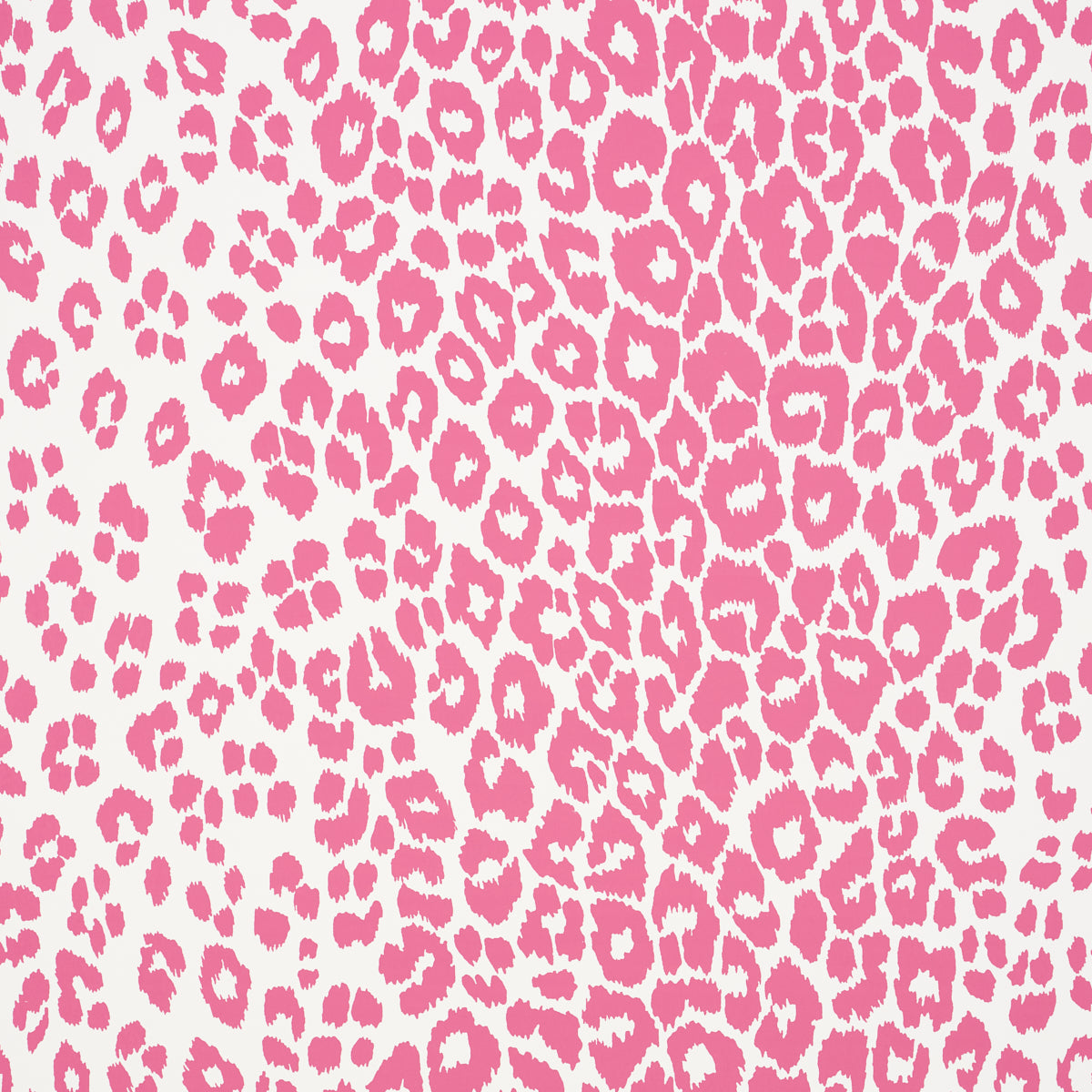 Schumacher Iconic Leopard Pink Wallpaper Sample 5007016