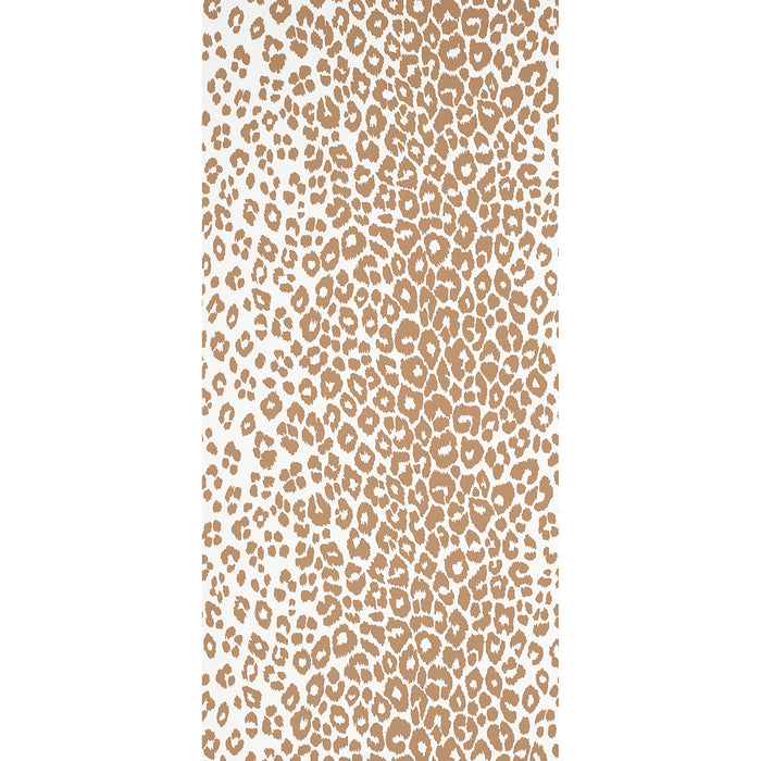 Schumacher Iconic Leopard Camel Wallpaper Sample 5007017