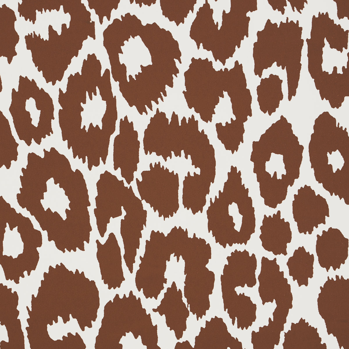 Schumacher Iconic Leopard Brown Wallpaper Sample 5007018