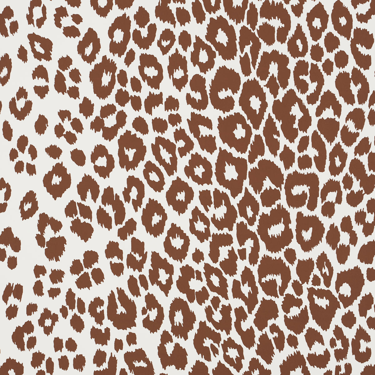 Schumacher Iconic Leopard Brown Wallpaper Sample 5007018