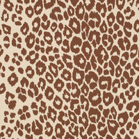 Schumacher Iconic Leopard Brown On Neutral Wallpaper 5007019