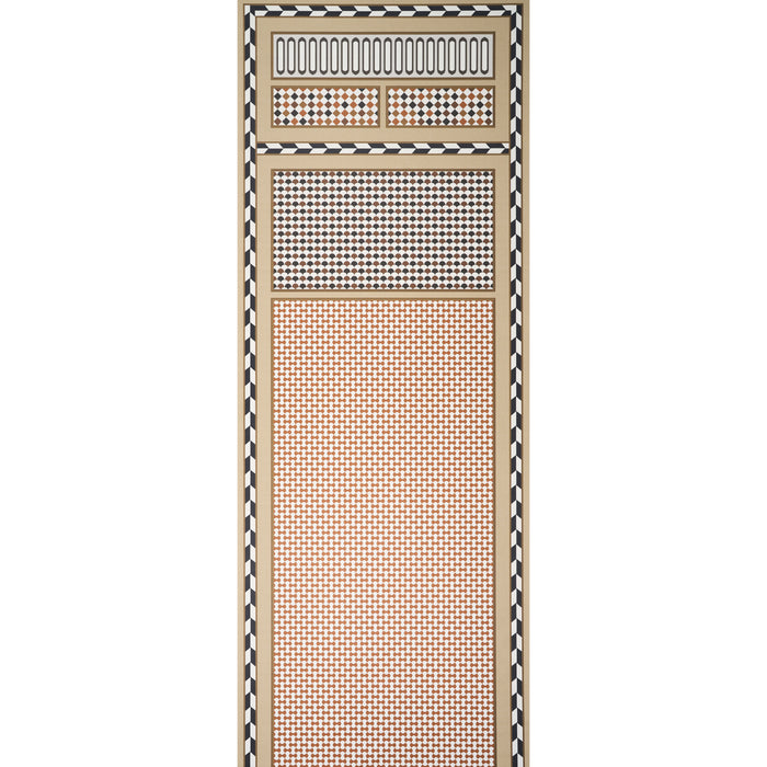 Schumacher Robinchon Panel A Brown Wallpaper Sample 5007100