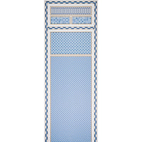 Schumacher Robinchon Panel A Blue Wallpaper 5007101
